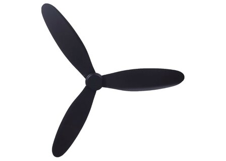 Beacon Airfusion Radar plafondventilator zwart 132 centimeter 212884 onderzijde bladen