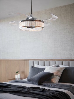 Beacon 212929 Fanaway Corbelle Chrome plafondventilator 122 cm