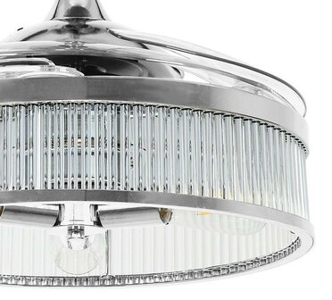 Beacon Fanaway Corbelle Chrome plafondventilator 122 cm 212929