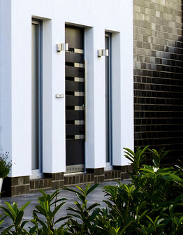 M-E BELL-218 beldrukker voor draadloze deurbel met naamplaatje