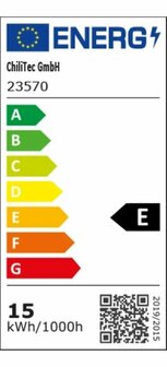 Chilitec wandlamp met bewegingssensor warm wit licht IP65 15W voor binnen en buiten