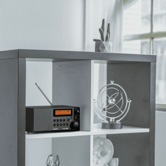 Sangean DDR-31+ DAB+/FM houten kast tafelradio met bluetooth zwart