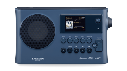 Sangean WFR-28BT Dark Blue DAB+/FM oplaadbare internetradio donkerblauw met bluetooth en app