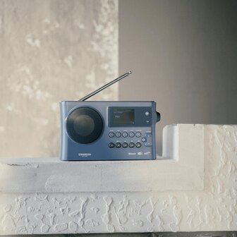 Sangean WFR-28BT Dark Blue DAB+/FM oplaadbare internetradio donkerblauw met bluetooth en app