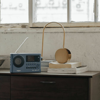 Sangean WFR-28BT Dark Blue DAB+/FM oplaadbare internetradio donkerblauw met bluetooth en app