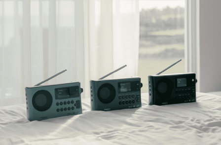 Sangean WFR-28BT Dark Blue DAB+/FM oplaadbare internetradio donkerblauw met bluetooth en app