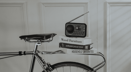 Sangean DPR-76BT Metal Grey DAB+/FM draagbare radio zwart werkt met oplaadbare accu of batterijen