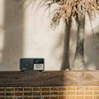 Sangean DDR-7X Green DAB+/FM-RDS oplaadbare mini radio groen met bluetooth en aux