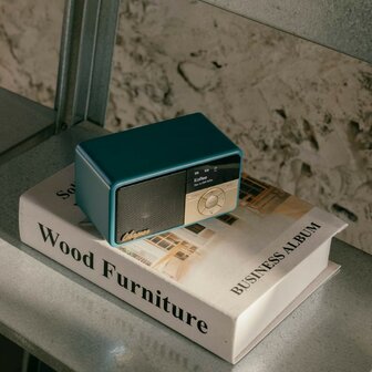 Sangean DDR-7X Green DAB+/FM-RDS oplaadbare mini radio groen met bluetooth en aux