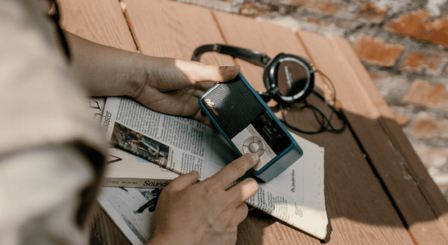 Sangean DDR-7X Green DAB+/FM-RDS oplaadbare mini radio groen met bluetooth en aux