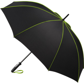 Fare Seam 4399 luxe windproof golfparaplu 115 cm zwart limegroen