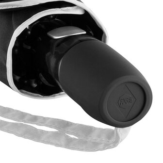 Fare Seam 5639 extra grote zakparaplu zwart grijs