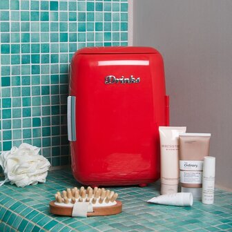 Balvi mini fridge English Red 6 liter