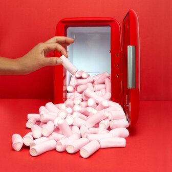 Balvi mini fridge English Red 6 liter