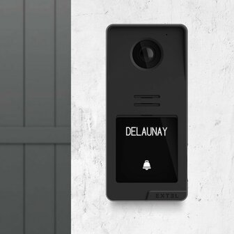 Extel 720335 Digital Connect bedrade video intercom met vingerafdruklezer