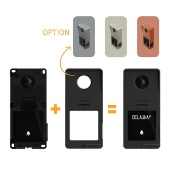 Extel 720335 Digital Connect bedrade video intercom met vingerafdruklezer