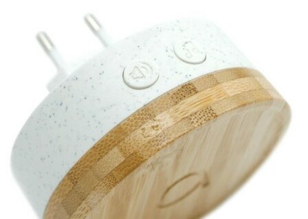 Avidsen 102498-2 draadloze en kinetische deurbel bamboe + 2 ontvangers