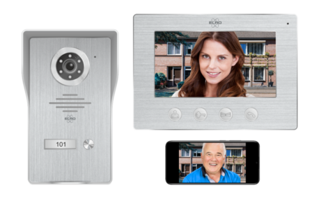 Elro DV4000IP bedrade intercom deurbel met scherm en app