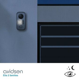 Avidsen 112303 &Eacute;lia bedrade intercom met camera + scherm buitenunit