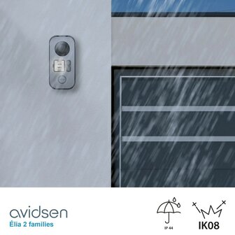 Avidsen 112303 &Eacute;lia bedrade intercom met camera + scherm buitenunit