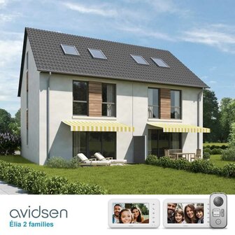 Avidsen 112303 &Eacute;lia bedrade intercom met camera + scherm