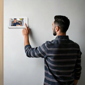 Avidsen 112302 Elia Smart 2 Wifi bedrade intercom met camera + app scherm