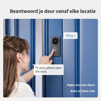 Aqara Smart Video Doorbell Hub G410 Select buiten