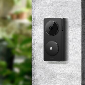 Aqara Smart Video Doorbell G410 Select - bedrade &amp; draadloze videodeurbel met gong - zwart