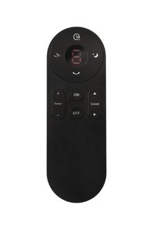 Casafan wandventilator Airos Eco Silent Wall SW zwart 51 cm