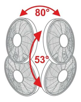 Casafan wandventilator Airos Eco Design Wall II TS wit 40 cm