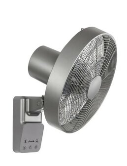 Casafan wandventilator Airos Eco Design Wall II TS titanium zilver 40 cm