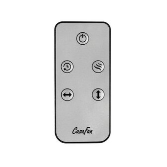 Casafan wandventilator Airos Eco Design Wall II TS titanium zilver 40 cm