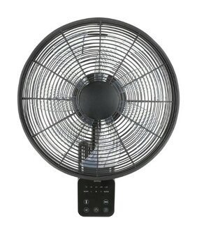 Casafan wandventilator Airos Eco Design Wall II SW zwart 40 cm