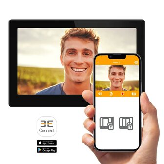 Extel 720337 Wave 3 draadloze video intercom scherm