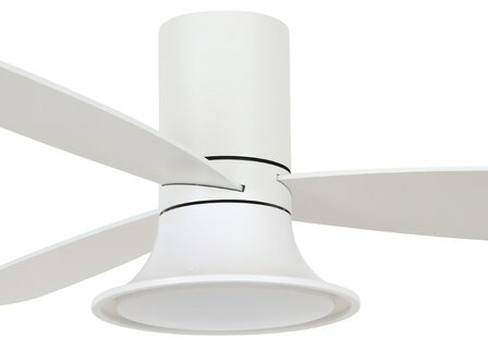 Beacon Airfusion Flusso plafondventilator met verlichting wit 132 centimeter