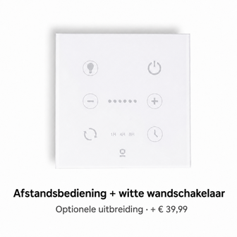 Faro Barcelona wandschakelaar wit