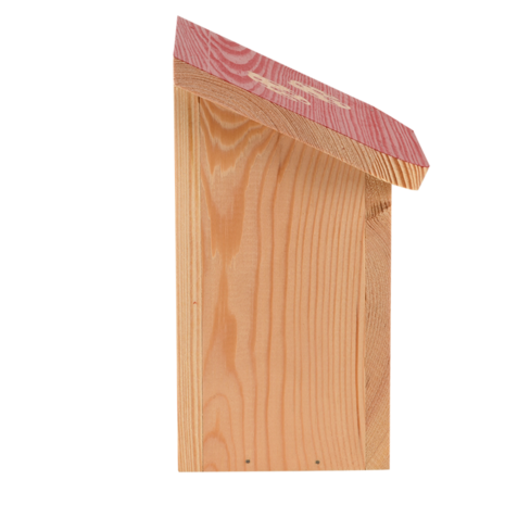 Esschert Design Diapositief lieveheersbeestjeshuis met rood dakje WA80 zijkant