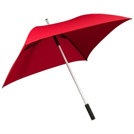 Vierkante paraplu rood