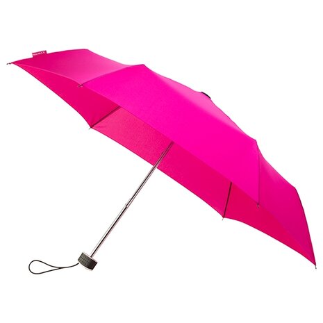 miniMAX platte vouwparaplu windproof paraplu magenta LGF-214-8017 voorkant open