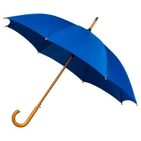 Falconetti luxe paraplu blauw met haak