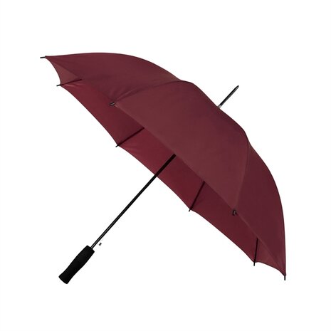Impliva compacte golfparaplu bordeauxrood GP-31-8070 zijkant