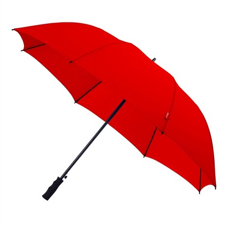 Falcone automatische windproof golfparaplu rood GP-58-8026 voorkant