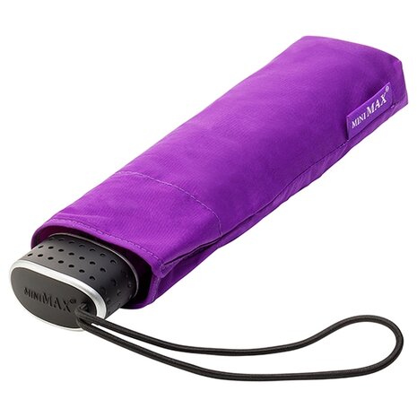 miniMAX platte vouwparaplu windproof paraplu voilet LGF-214-PMS2607C voorkant