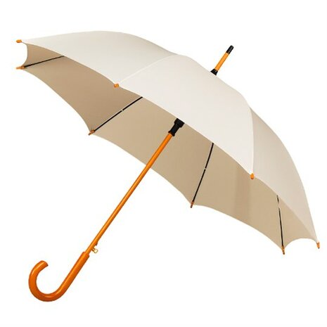 Falconetti luxe paraplu gebroken wit met haak