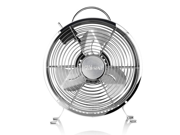 Tristar VE-5967 Metalen Retro Tafelventilator voorkant