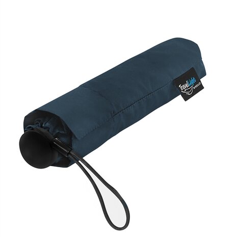 TravelLight extreem lichte reisparaplu windproof blauw