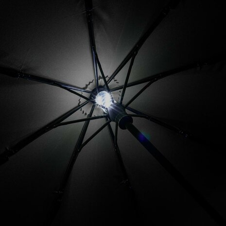 Fare Skylight 5749 grote opvouwbare paraplu zwart licht