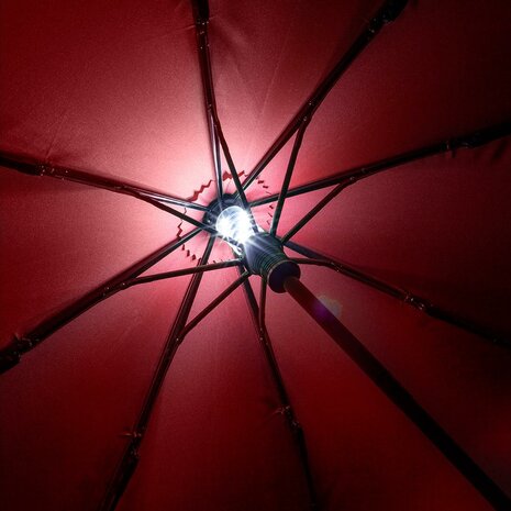 Fare Skylight 5749 grote opvouwbare paraplu rood licht