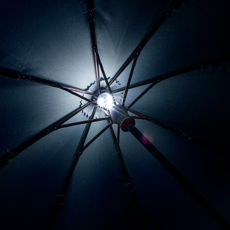 Fare Skylight 5749 grote opvouwbare paraplu donkerblauw licht