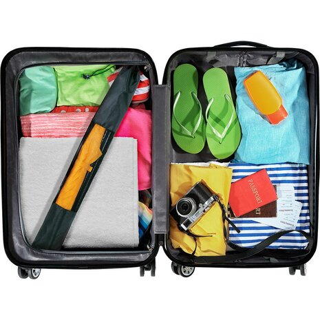 Fare Travelmate 6139 strandparasol en paraplu in één koffer